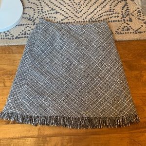 Apostrophe petites  wool blend fringed‎ skirt . Worn once